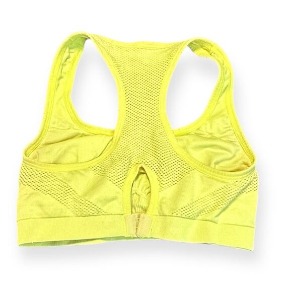 VICTORIA’S SECRET VICTORIA SPORT VSX Women’s Neon Yellow Seamless Sports Bra Siz - Picture 2 of 4